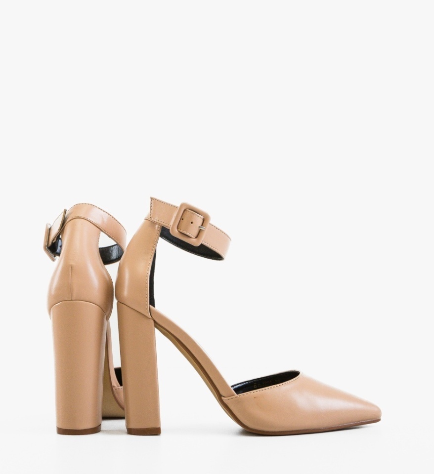 Pantofi stiletto dama Kekere Nude - Img 2