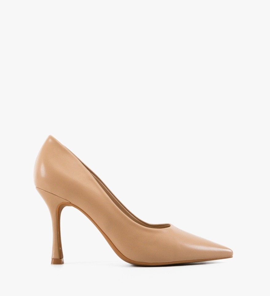 Pantofi stiletto dama Smart Bej - Img 2