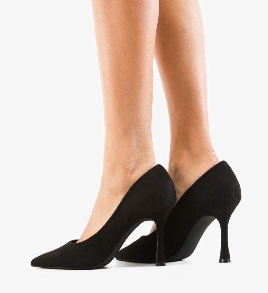 Pantofi stiletto dama Smart Negri - Img 6