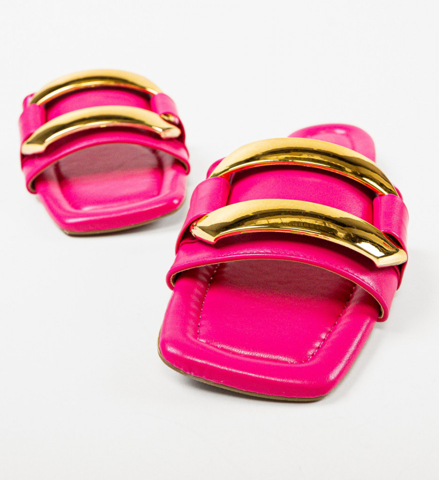 Papuci dama Benny Fuchsia - Img 2