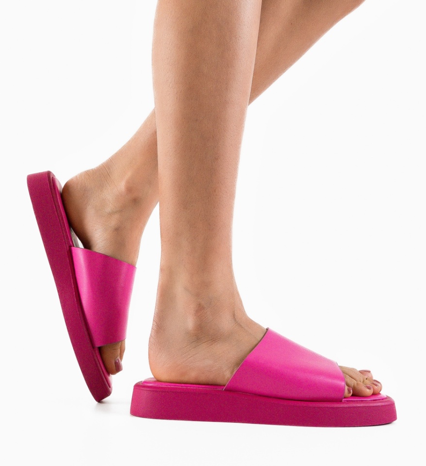 Papuci dama Joia Fuchsia - Img 4
