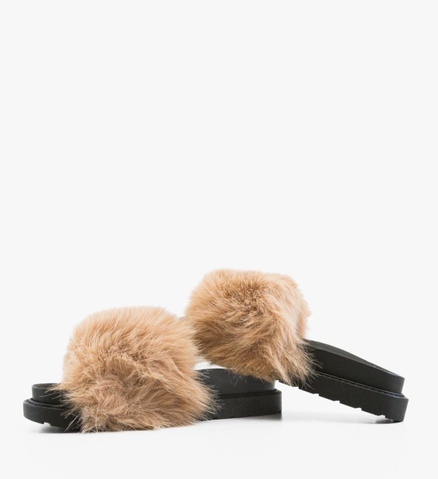 Papuci dama Puffu Khaki - Img 2