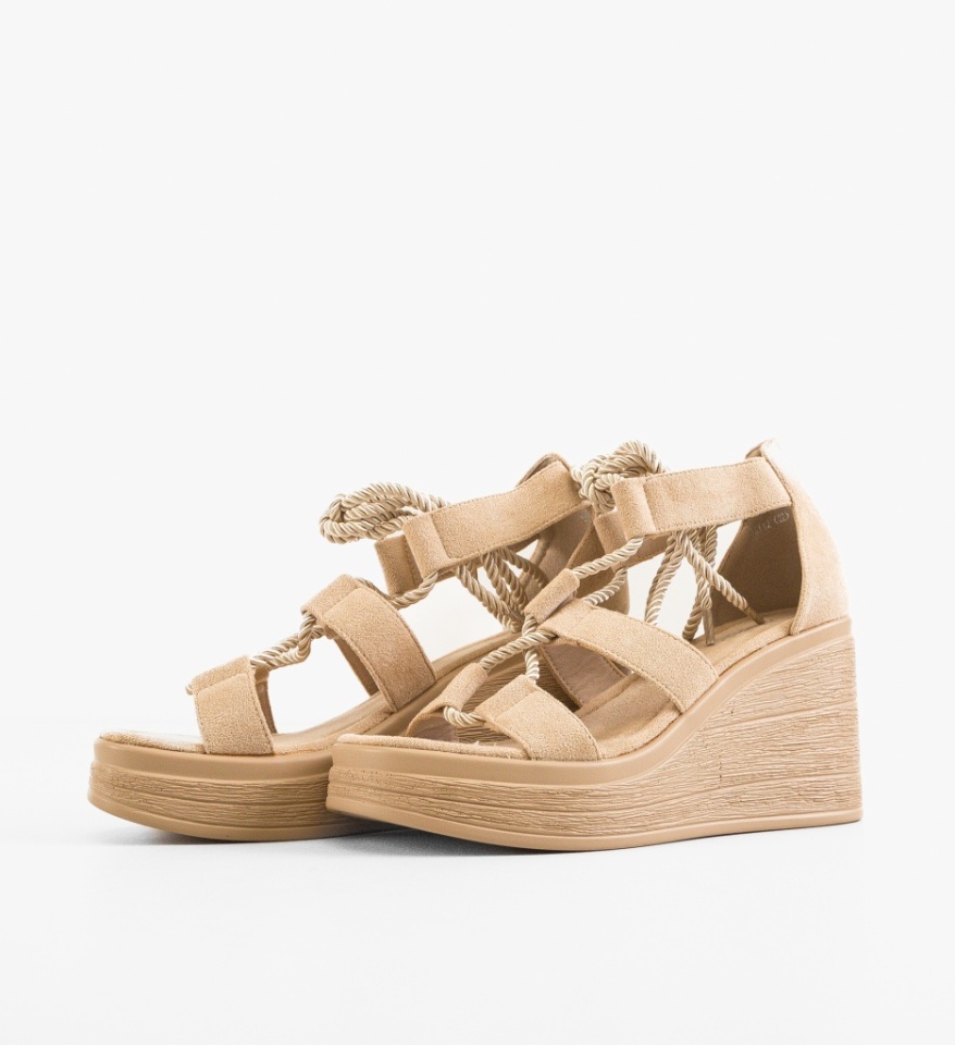 Platforme dama Esmee Bej - Img 3