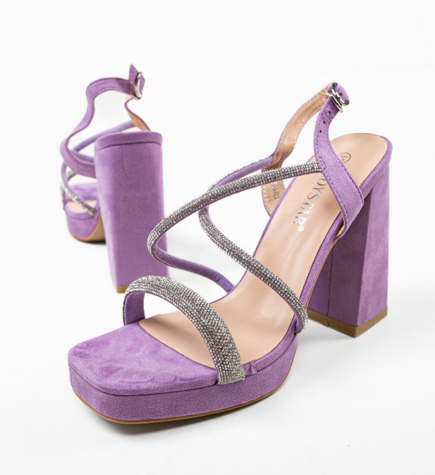 Sandale dama Boots Mov - Img 4
