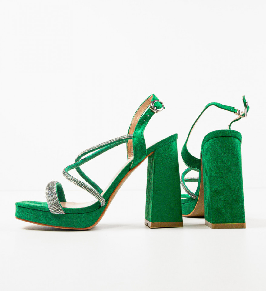Sandale dama Boots Verzi - Img 2