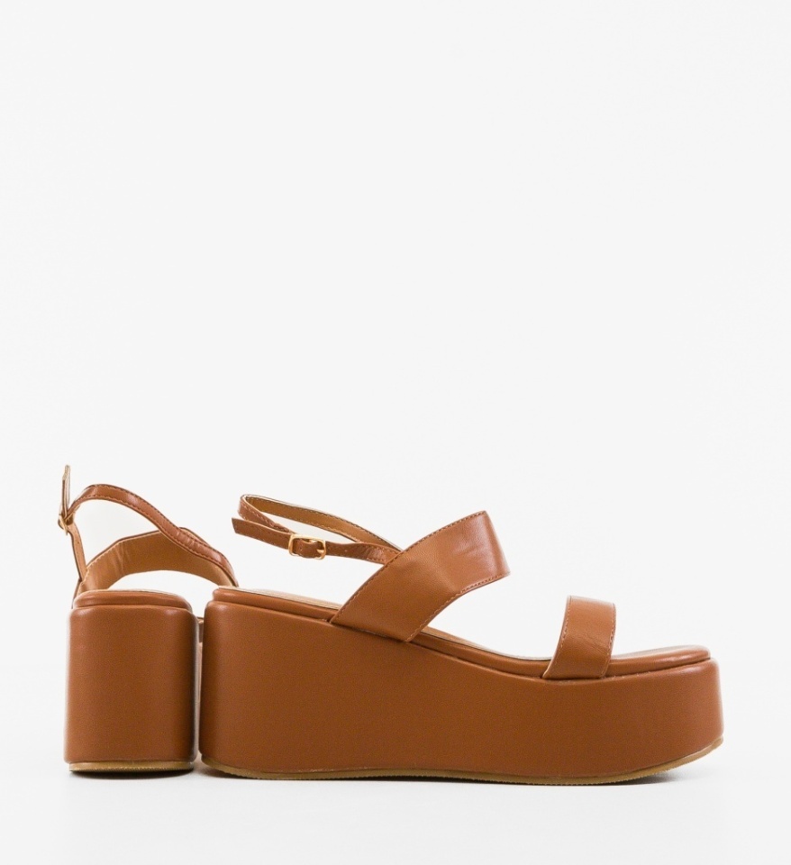 Sandale dama Deyny Camel - Img 3