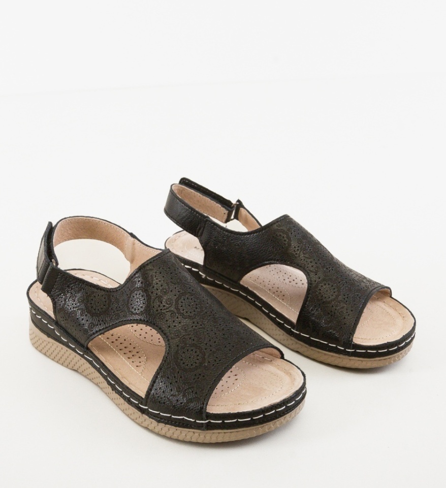 Sandale dama Gabret Negre - Img 2