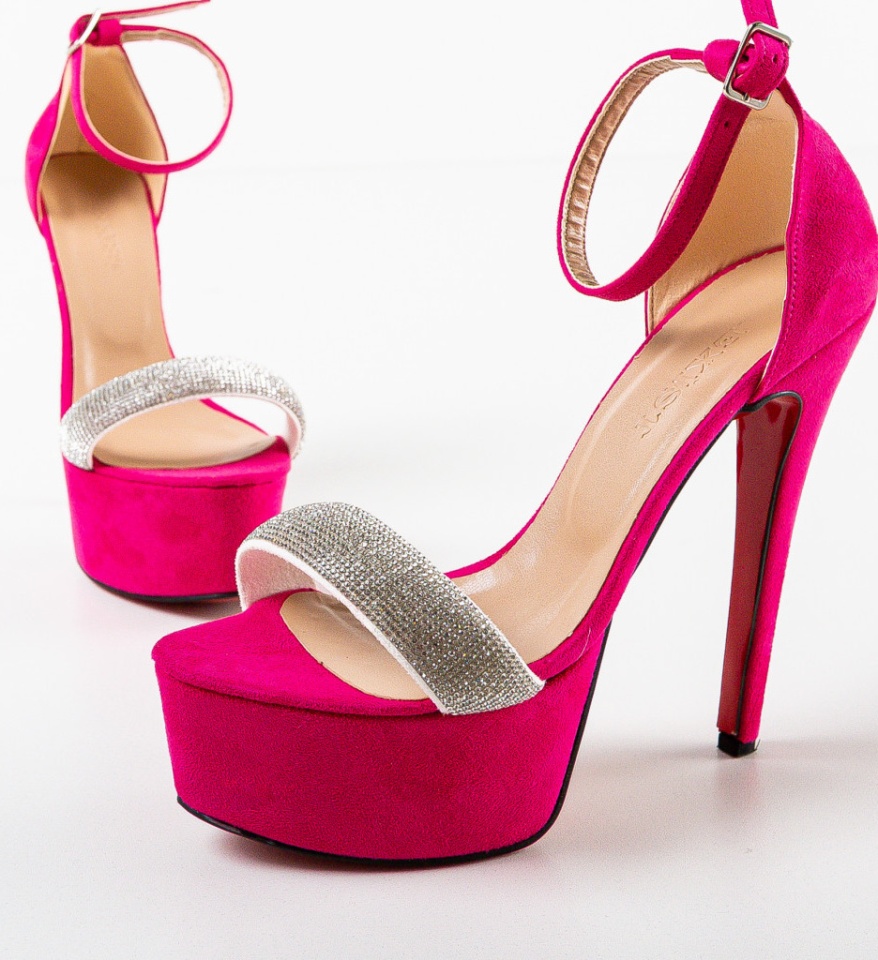 Sandale dama Gafak Fuchsia - Img 3