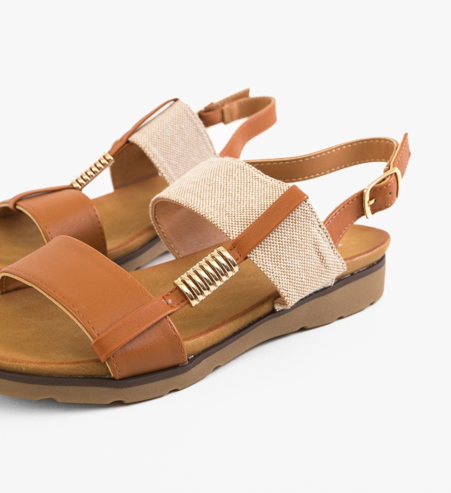 Sandale dama Gret Camel - Img 2