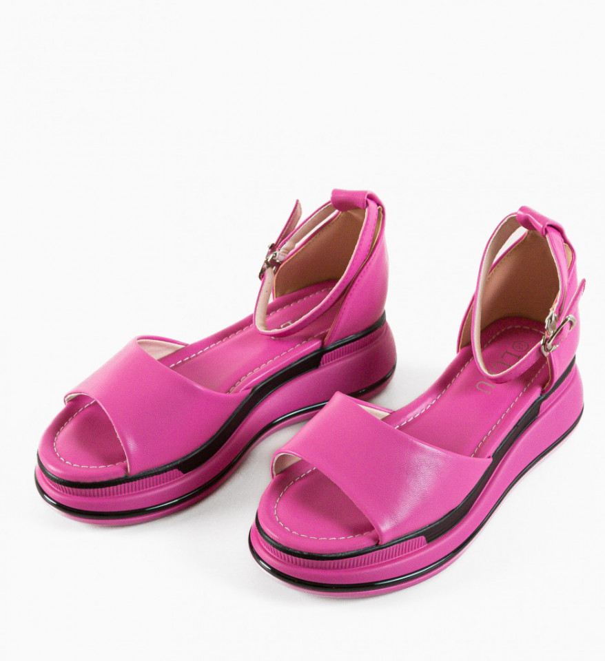 Sandale dama Grifon Fuchsia - Img 4