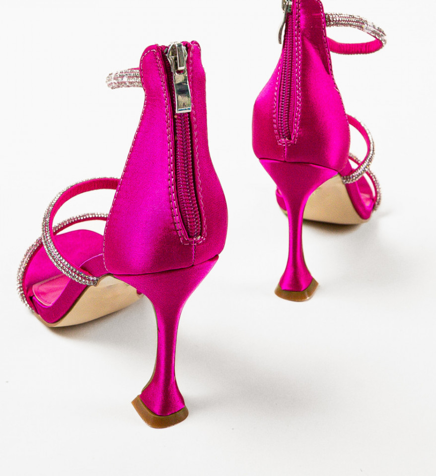 Sandale dama Teset Fuchsia - Img 3