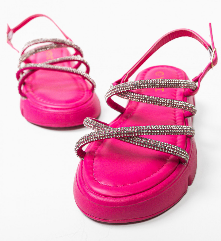 Sandale dama Teysty Fuchsia - Img 2