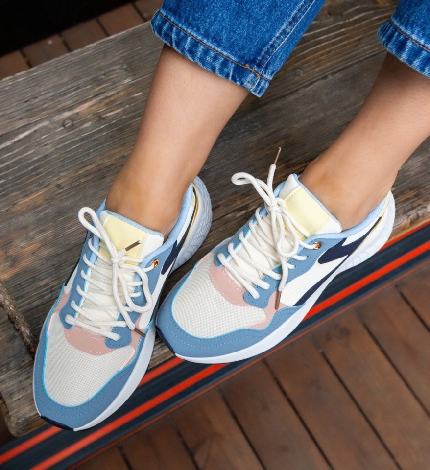 Sneakers dama Alina Albastri - Img 2