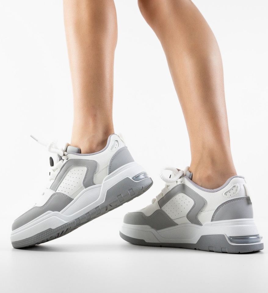 Sneakers dama Asfie Gri - Img 5