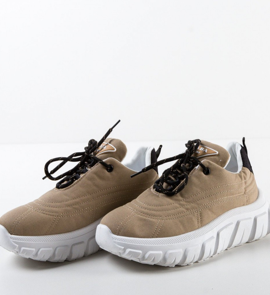 Sneakers dama Aviana Khaki - Img 3