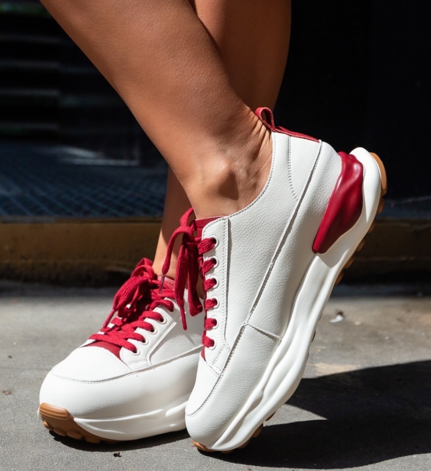 Sneakers dama Bailey Bej 2 - Img 6