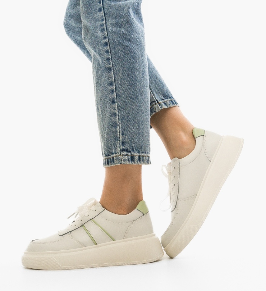 Sneakers Dama Briseis Albi 3 - Img 5