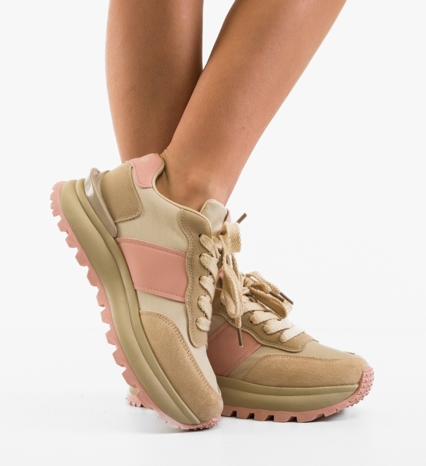 Sneakers dama Contares Roz - Img 2