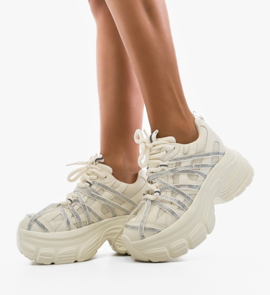 Sneakers dama Dony Bej - Img 4