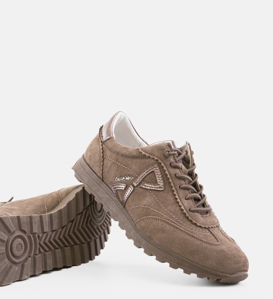 Sneakers dama Fanis Bej - Img 2