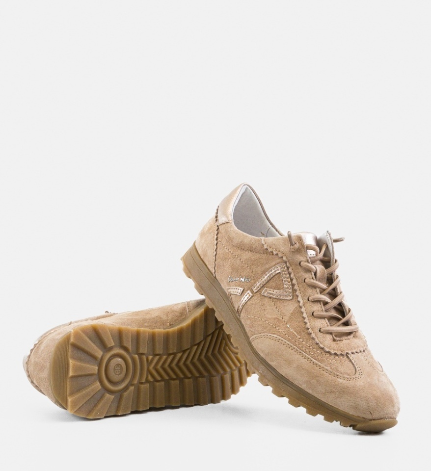 Sneakers dama Fanis Khaki - Img 2