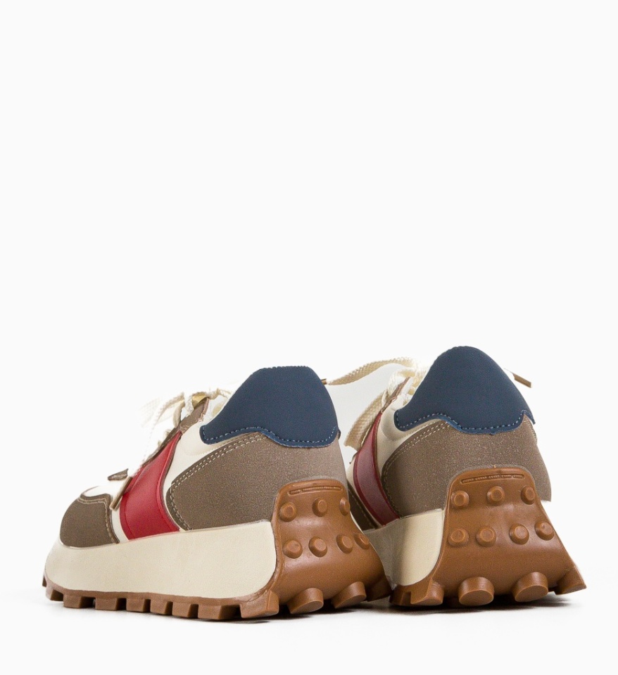 Sneakers dama Feytong Khaki 2 - Img 3