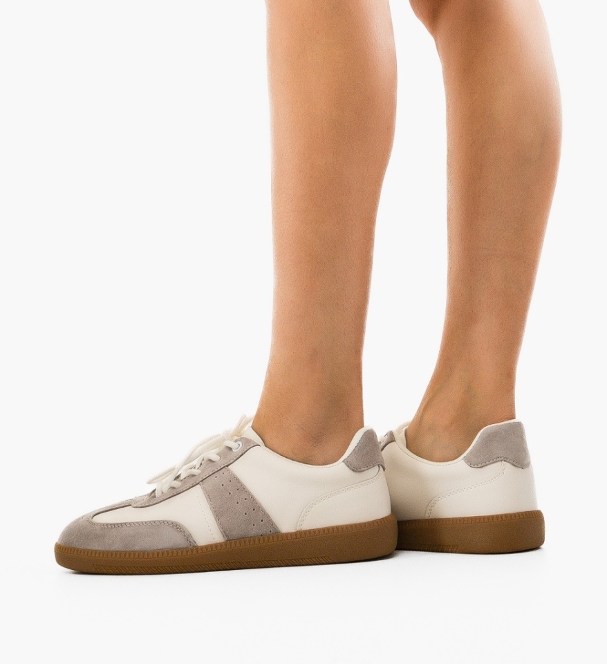 Sneakers dama Gazelle Gri - Img 8