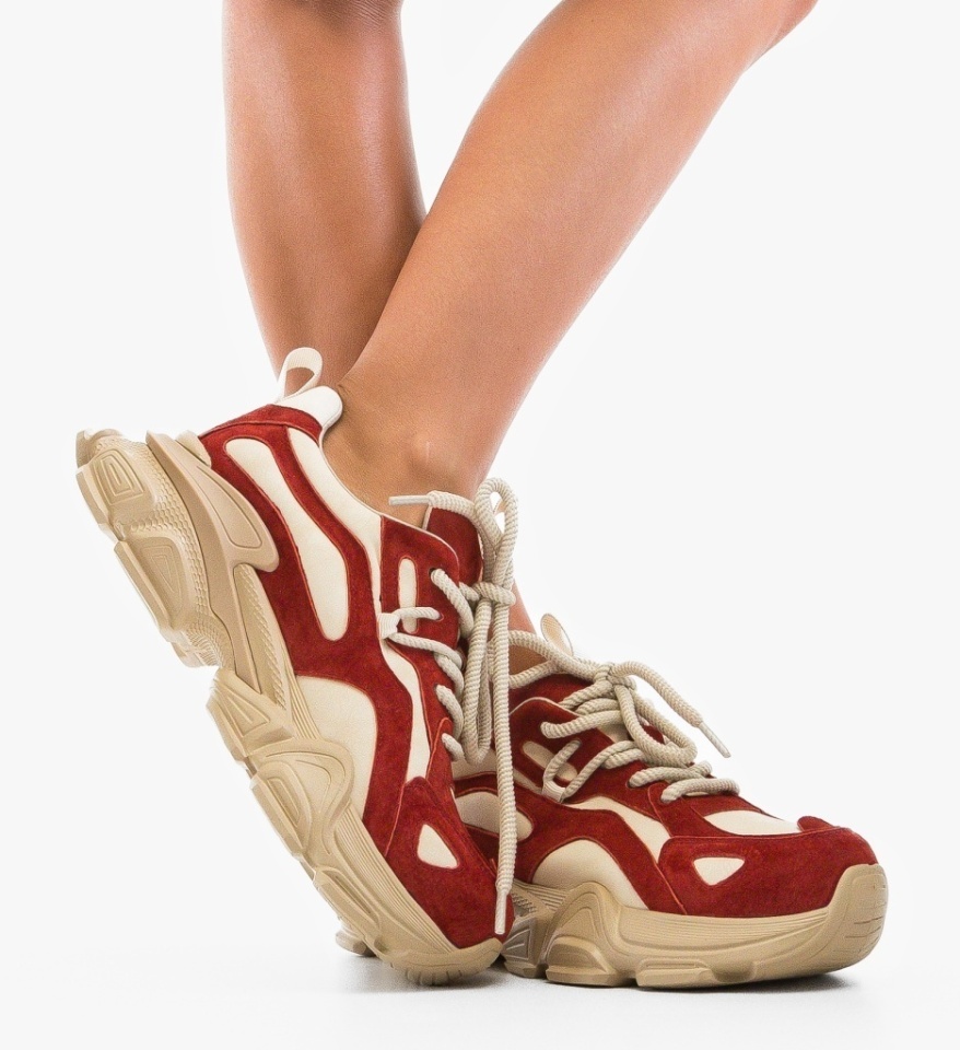 Sneakers dama Hurem Bej 2 - Img 5