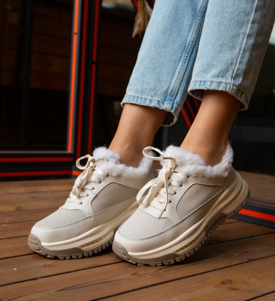 Sneakers dama Jahe Bej - Img 6