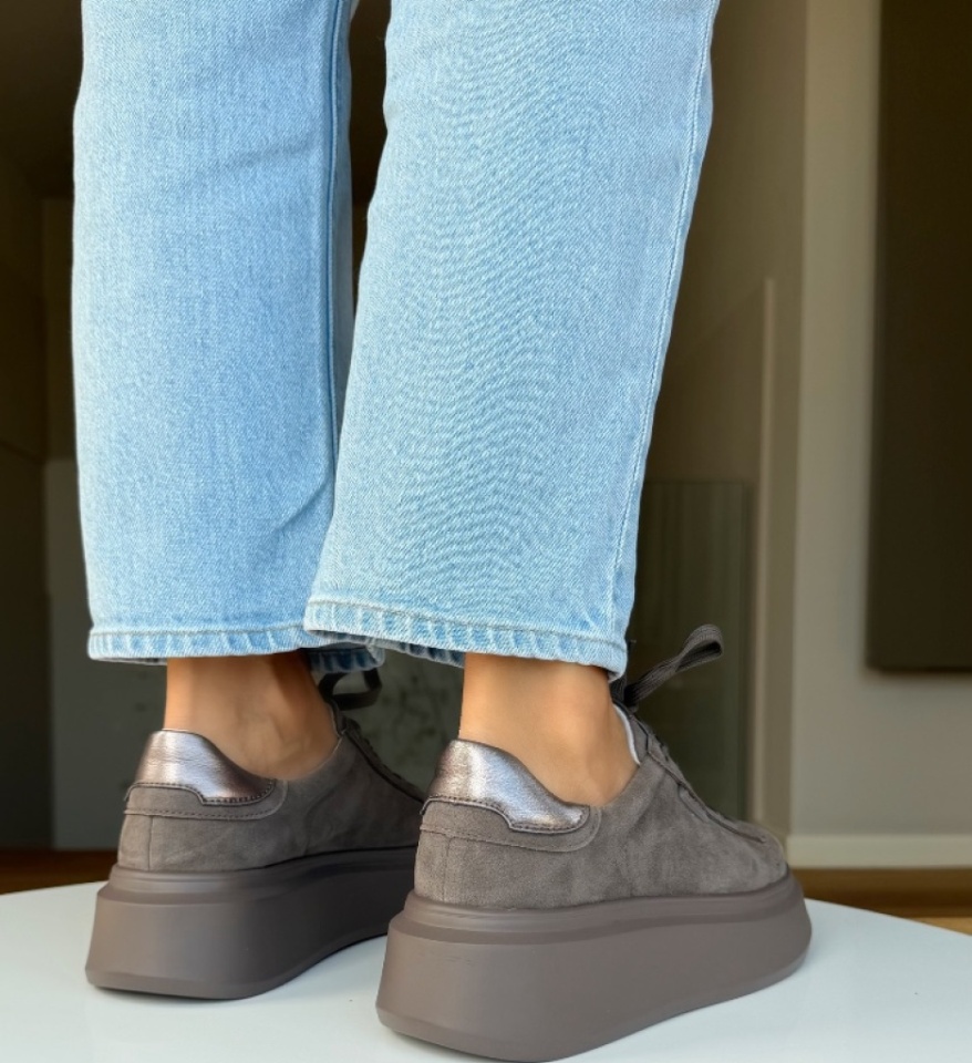 Sneakers dama Kamin Khaki - Img 7