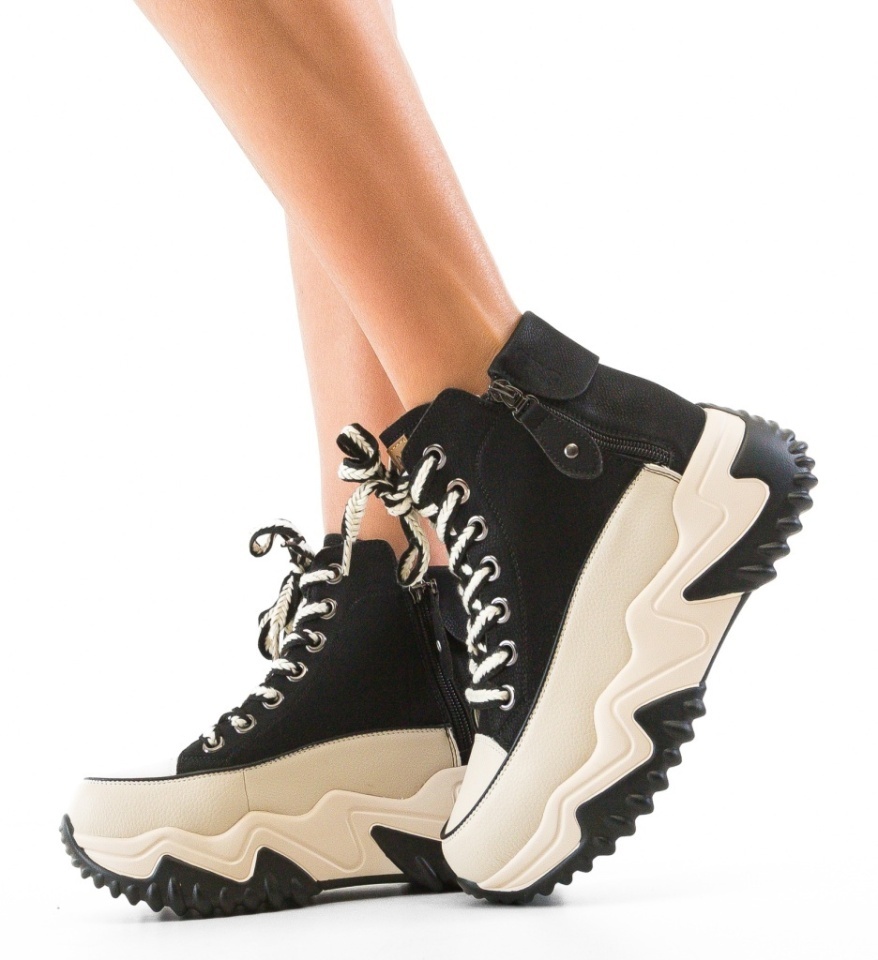 Sneakers dama Lammy Negre - Img 5
