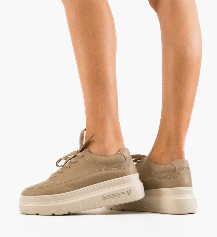Sneakers Dama Moon Khaki - Img 5