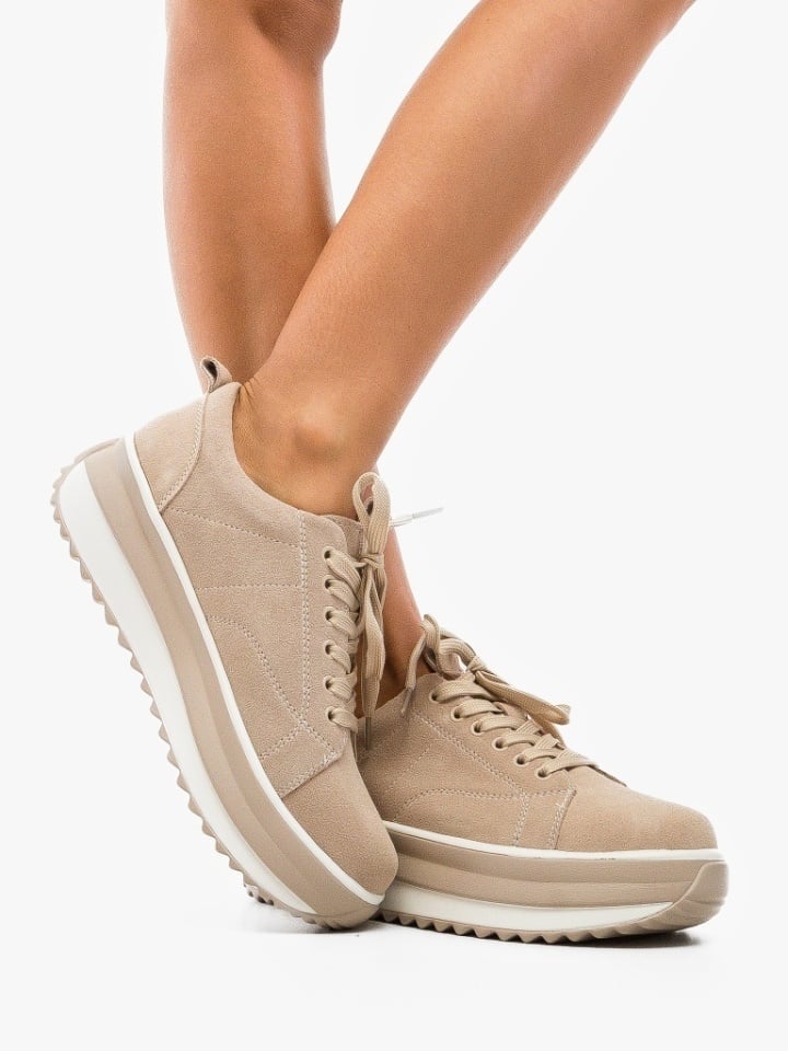 Sneakers dama Oliver Bej - Img 4