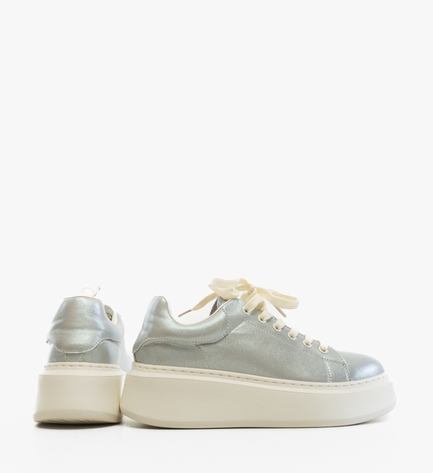 Sneakers dama Onart Argintii - Img 3
