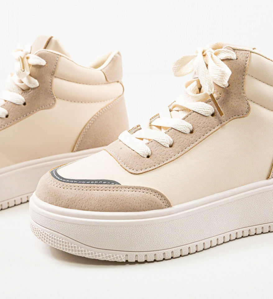 Sneakers dama Sedio Bej - Img 3