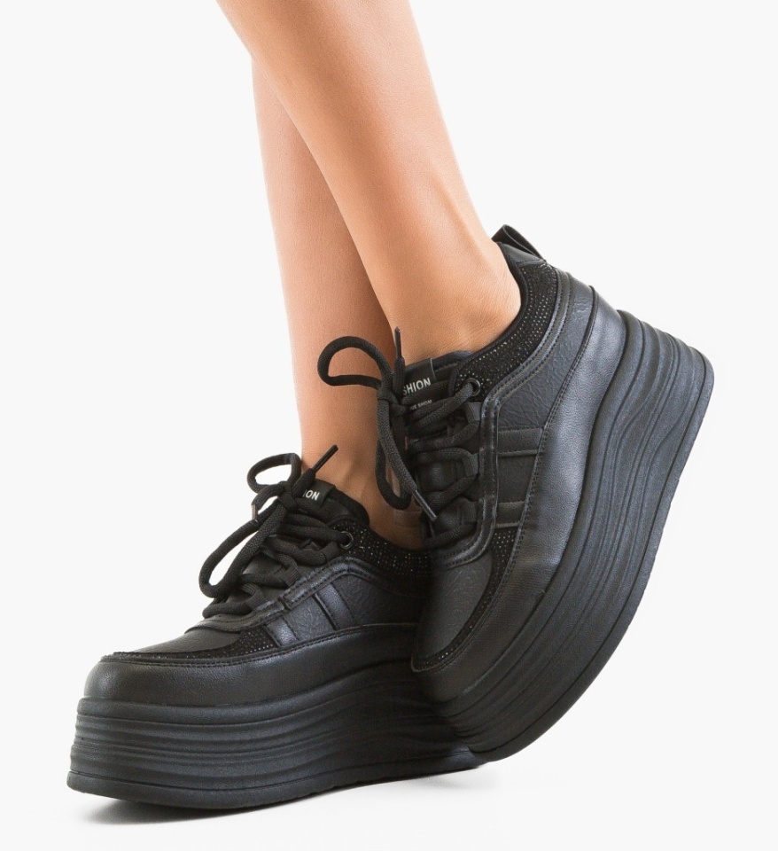 Sneakers dama Sheorni Negri - Img 4
