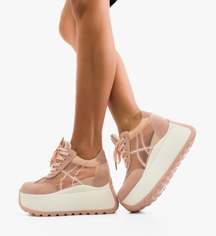Sneakers dama Torina Roz - Img 2