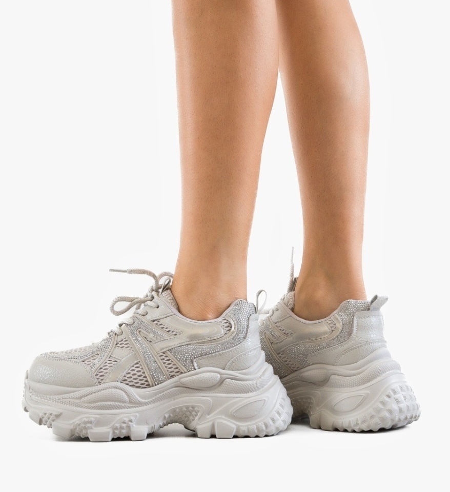 Sneakers dama Venus Gri - Img 4