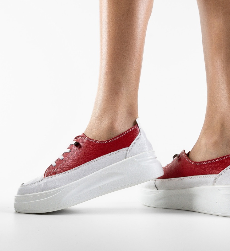 Sneakers dama Versec Rosii - Img 5