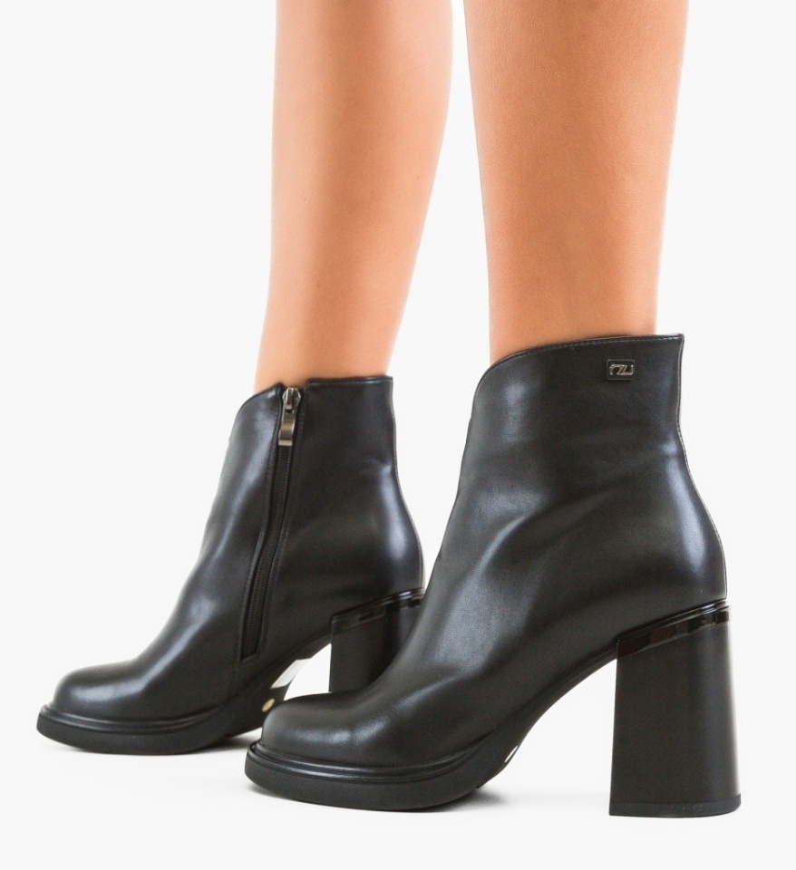 Botine dama Chantel Negre - Img 6
