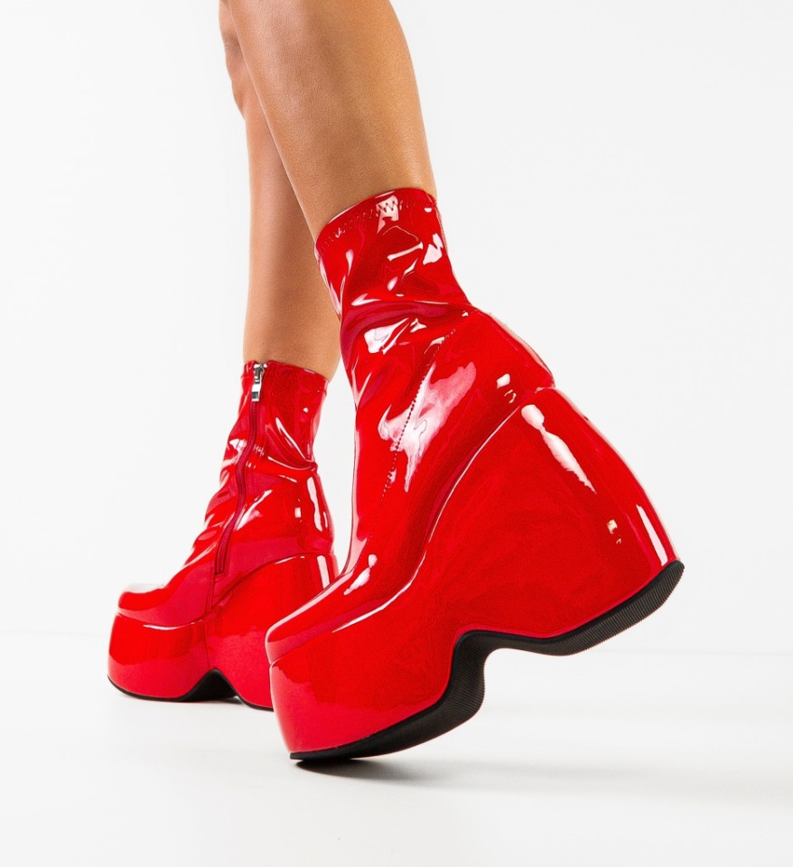 Botine dama Cosmo Rosii - Img 6
