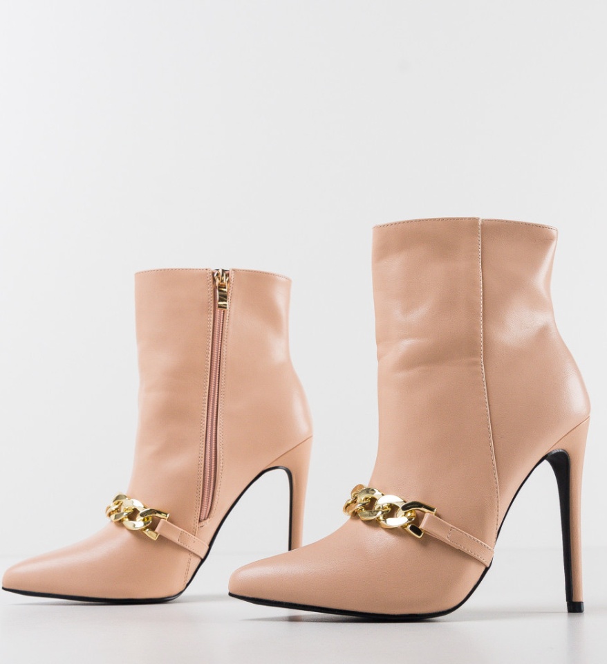 Botine dama Mischa Bej - Img 3