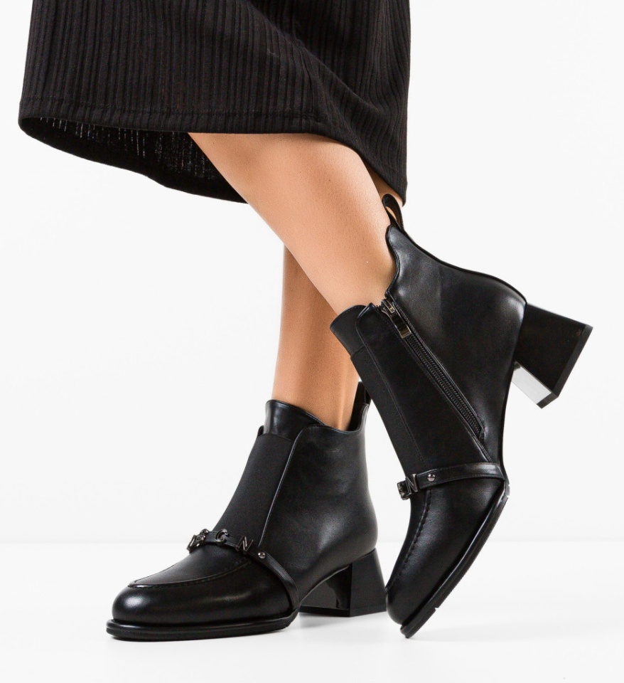 Botine dama Myouy Negre - Img 6