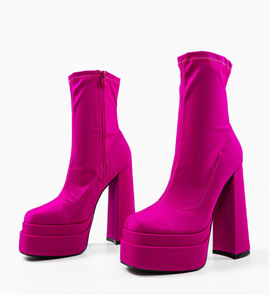 Botine dama Platona Fuchsia - Img 4