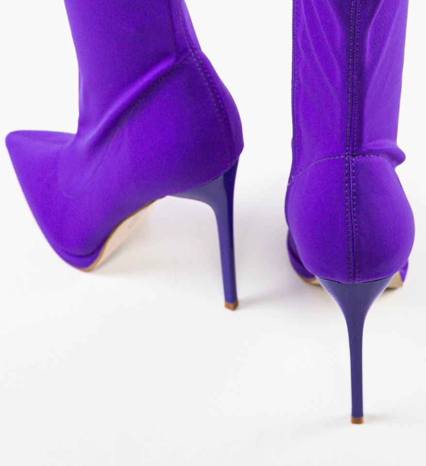 Botine dama Scarl Mov - Img 4