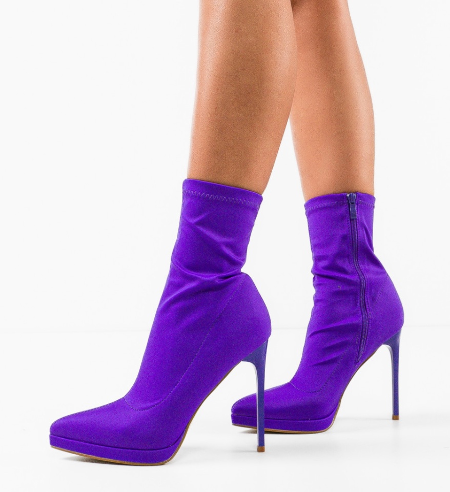 Botine dama Scarl Mov - Img 6