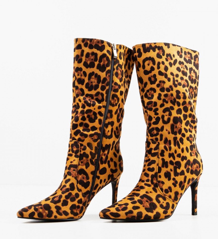 Cizme dama Kiefer Animal Print - Img 2