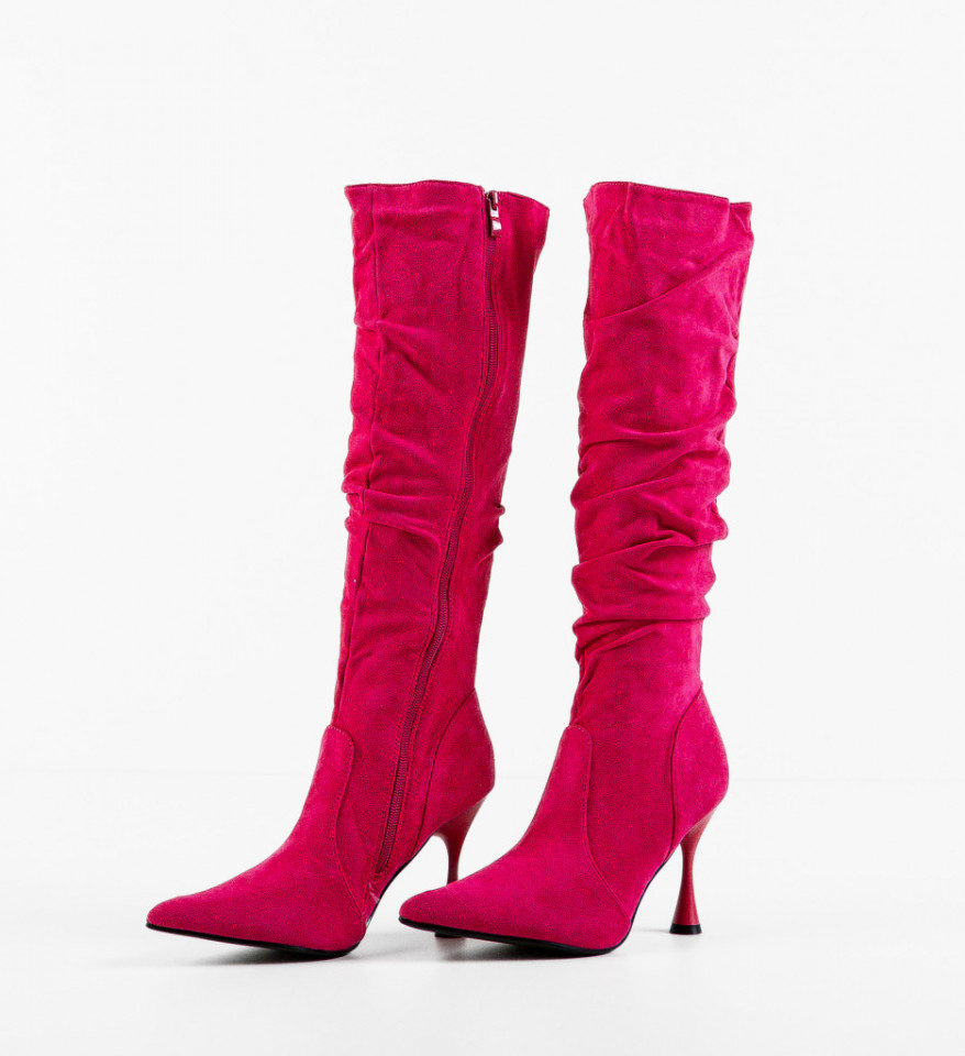Cizme dama Klabo Fuchsia - Img 3