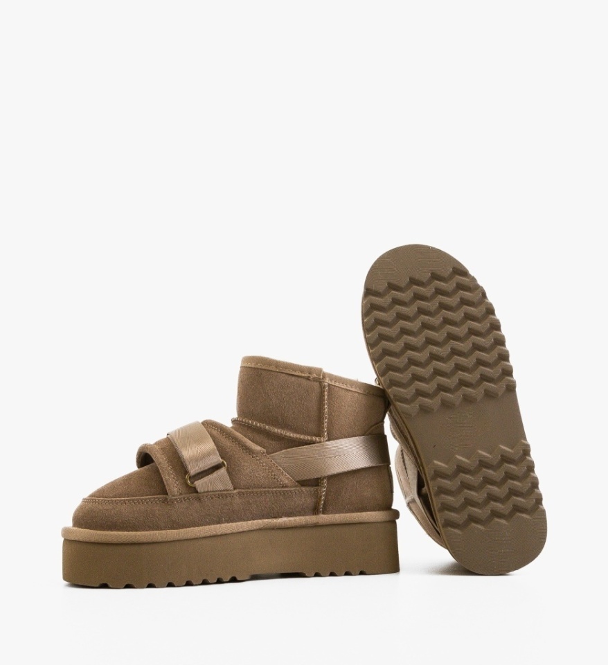 Cizme tip Ug Kaiana Khaki - Img 3