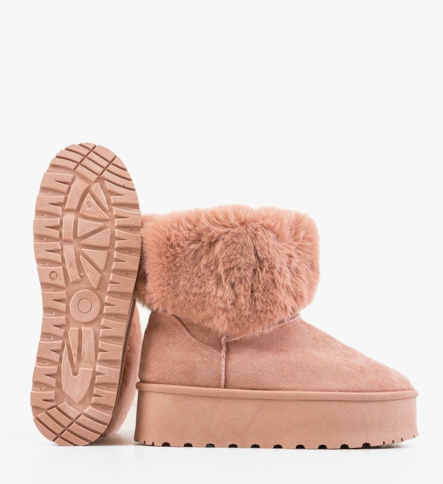 Cizme tip UG Puccina Roz - Img 3